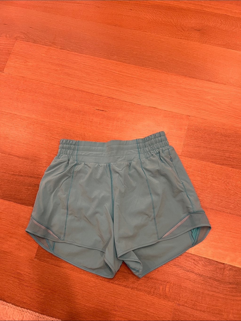 Lululemon Athletica Hotty Hot Light Teal Women's Athletic Shorts